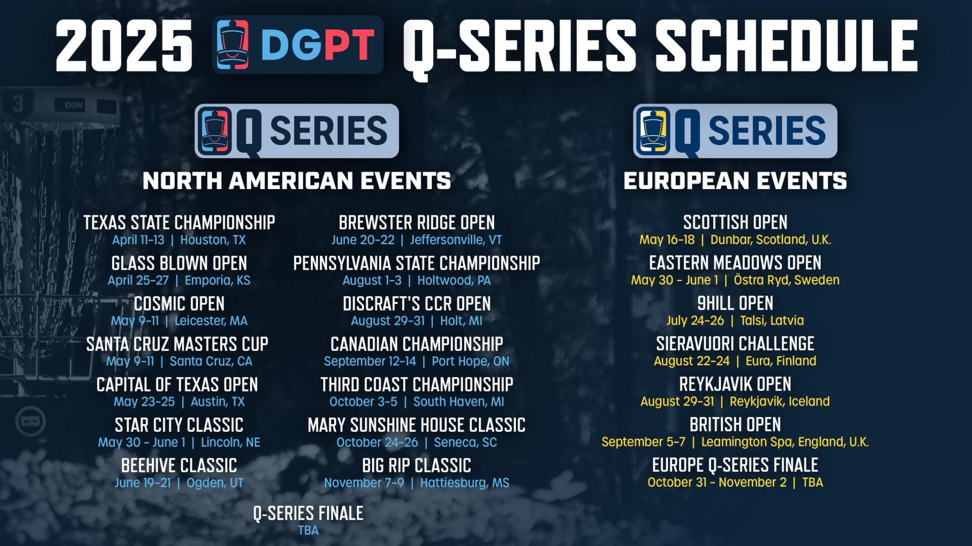 LFDC Announces Star City Classic as DGPT Q-Series Event